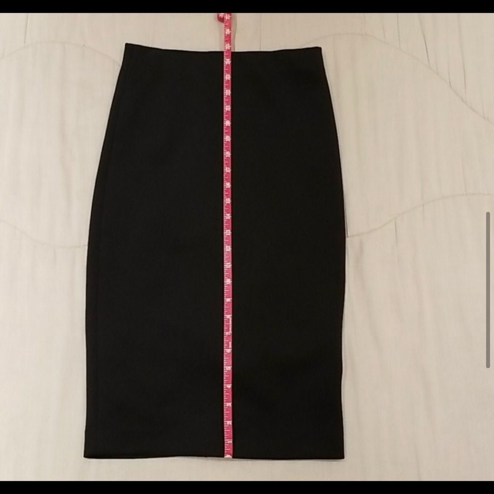 SOLD Black High Waisted Pencil Skirt Sz S - Picture 4 of 5